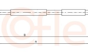 Cablu frana de parcare COFLE 10.4709 – PEOUGET | AutoRival