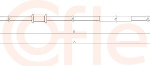 Cablu frana de parcare COFLE 10.4753 – PEOUGET | AutoRival
