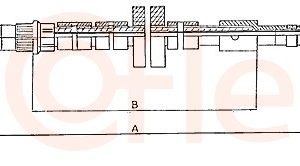 Cablu frana de parcare COFLE 10.6023 – PEOUGET | AutoRival