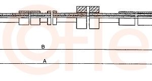 Cablu frana de parcare COFLE 10.6025 – PEOUGET | AutoRival