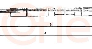 Cablu frana de parcare COFLE 10.6026 – PEOUGET | AutoRival
