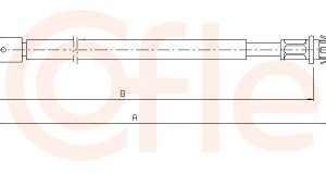 Cablu frana de parcare COFLE 10.6044 – PEOUGET | AutoRival