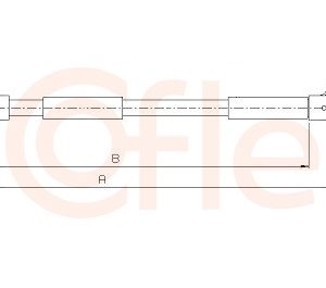 Cablu frana de parcare COFLE 10.6211 – PEOUGET | AutoRival