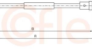 Cablu frana de parcare COFLE 10.6215 – PEOUGET | AutoRival