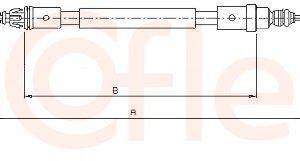 Cablu frana de parcare COFLE 10.6220 – PEOUGET | AutoRival