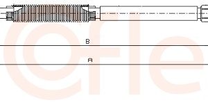 Cablu frana de parcare COFLE 10.6232 – PEOUGET | AutoRival