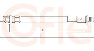 Cablu frana de parcare COFLE 10.6236 – PEOUGET | AutoRival