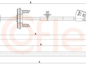 Cablu frana de parcare COFLE 10.6237 – PEOUGET | AutoRival