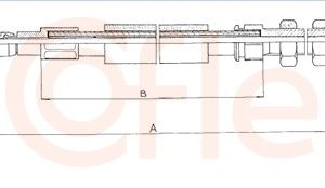 Cablu frana de parcare COFLE 1171.3 – PEOUGET | AutoRival