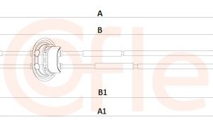 Cablu transmisie manuala COFLE 2CB.CT003 – PEOUGET | AutoRival