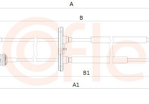 Cablu transmisie manuala COFLE 2CB.CT004 – PEOUGET | AutoRival
