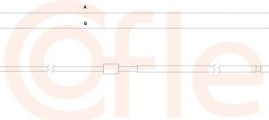 Cablu transmisie manuala COFLE 2CB.PE003 – PEOUGET | AutoRival