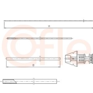 Cablu acceleratie COFLE 493.1 – PEOUGET | AutoRival