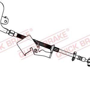 Furtun frana QUICK BRAKE 50.704X – PEOUGET | AutoRival