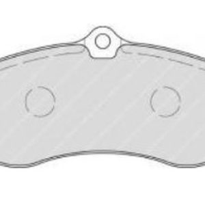 Set placute frana KRIEGER 0950006108 – PEOUGET | AutoRival