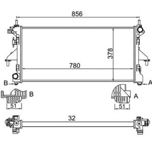 Radiator racire motor E-KRAFT 7924001012 – PEOUGET | AutoRival