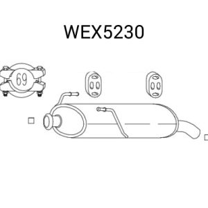 Toba esapament finala QWP WEX5230 – PEOUGET | AutoRival