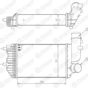 Intercooler compresor QWP WIC111 – PEOUGET | AutoRival