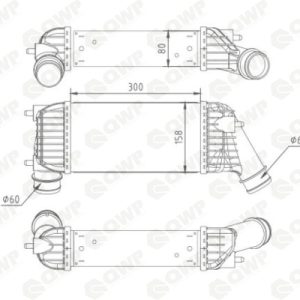 Intercooler compresor QWP WIC121 – PEOUGET | AutoRival
