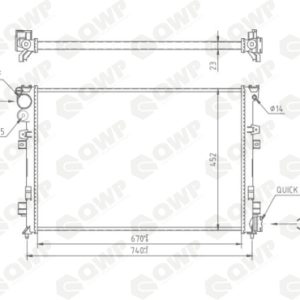 Radiator racire motor QWP WRA150 – PEOUGET | AutoRival