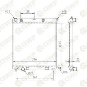 Radiator racire motor QWP WRA209 – PEOUGET | AutoRival
