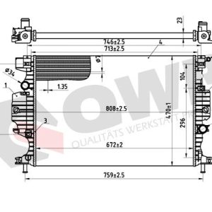 Radiator racire motor QWP WRA481 – PEOUGET | AutoRival