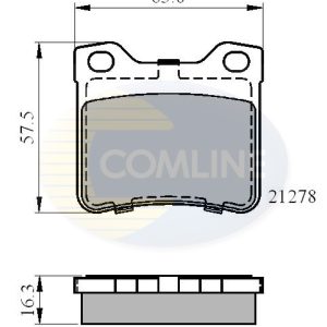 Set placute frana COMLINE CBP01060 – PEOUGET | AutoRival