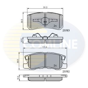 Set placute frana COMLINE CBP0905 – PEOUGET | AutoRival