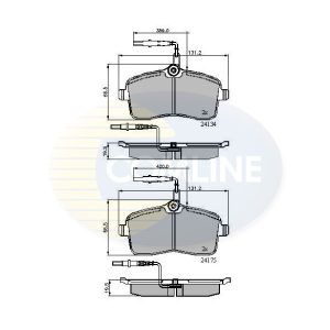 Set placute frana COMLINE CBP11250 – PEOUGET | AutoRival