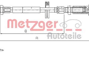 Cablu frana de parcare METZGER 1171.7