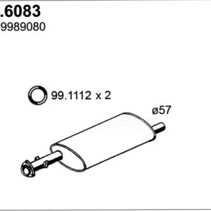Toba esapamet intermediara ASSO 12.6083 – PEOUGET | AutoRival