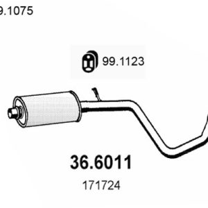Toba esapamet intermediara ASSO 36.6011 – PEOUGET | AutoRival