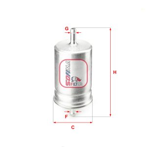 Filtru combustibil SOFIMA S 1510 B – PEOUGET | AutoRival