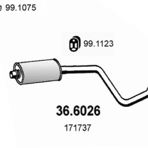 Toba esapamet intermediara ASSO 36.6026 – PEOUGET | AutoRival
