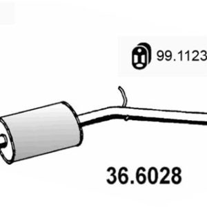 Toba esapamet intermediara ASSO 36.6028 – PEOUGET | AutoRival