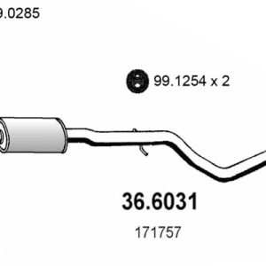 Toba esapamet intermediara ASSO 36.6031 – PEOUGET | AutoRival
