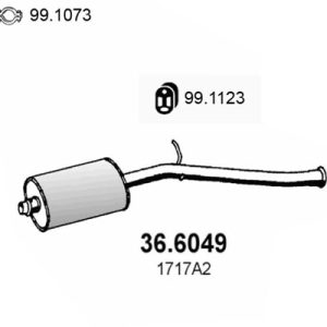Toba esapamet intermediara ASSO 36.6049 – PEOUGET | AutoRival