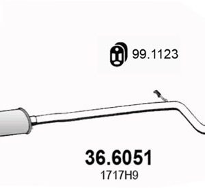 Toba esapamet intermediara ASSO 36.6051 – PEOUGET | AutoRival