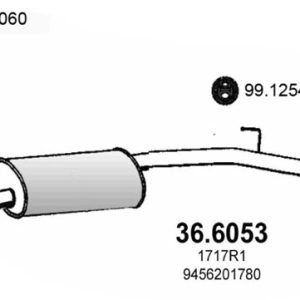 Toba esapamet intermediara ASSO 36.6053 – PEOUGET | AutoRival