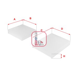 Filtru aer habitaclu SOFIMA S 3143 C – PEOUGET | AutoRival