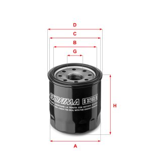 Filtru ulei SOFIMA S 3263 R – PEOUGET | AutoRival
