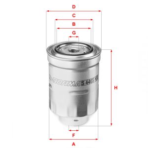 Filtru combustibil SOFIMA S 4465 NR – PEOUGET | AutoRival