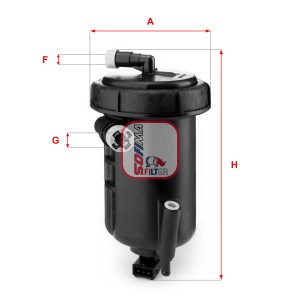 Filtru combustibil SOFIMA S 5147 GC – PEOUGET | AutoRival