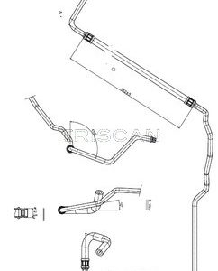 Furtun hidraulic sistem de directie TRISCAN 8516 28005 – PEOUGET | AutoRival