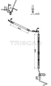 Furtun hidraulic sistem de directie TRISCAN 8516 28017 – PEOUGET | AutoRival