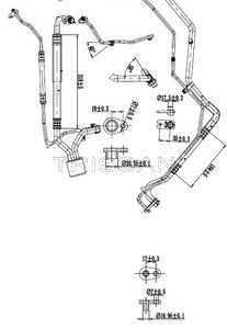 Conducta presiune variabila aer conditionat TRISCAN 9010 28051 – PEOUGET | AutoRival