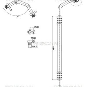 Conducta presiune variabila aer conditionat TRISCAN 9010 28104 – PEOUGET | AutoRival