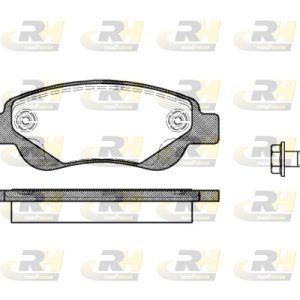 Set placute frana ROADHOUSE 21177.00 – PEOUGET | AutoRival