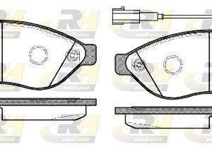 Set placute frana ROADHOUSE 21237.12 – PEOUGET | AutoRival