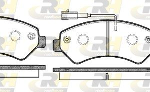 Set placute frana ROADHOUSE 21275.12 – PEOUGET | AutoRival